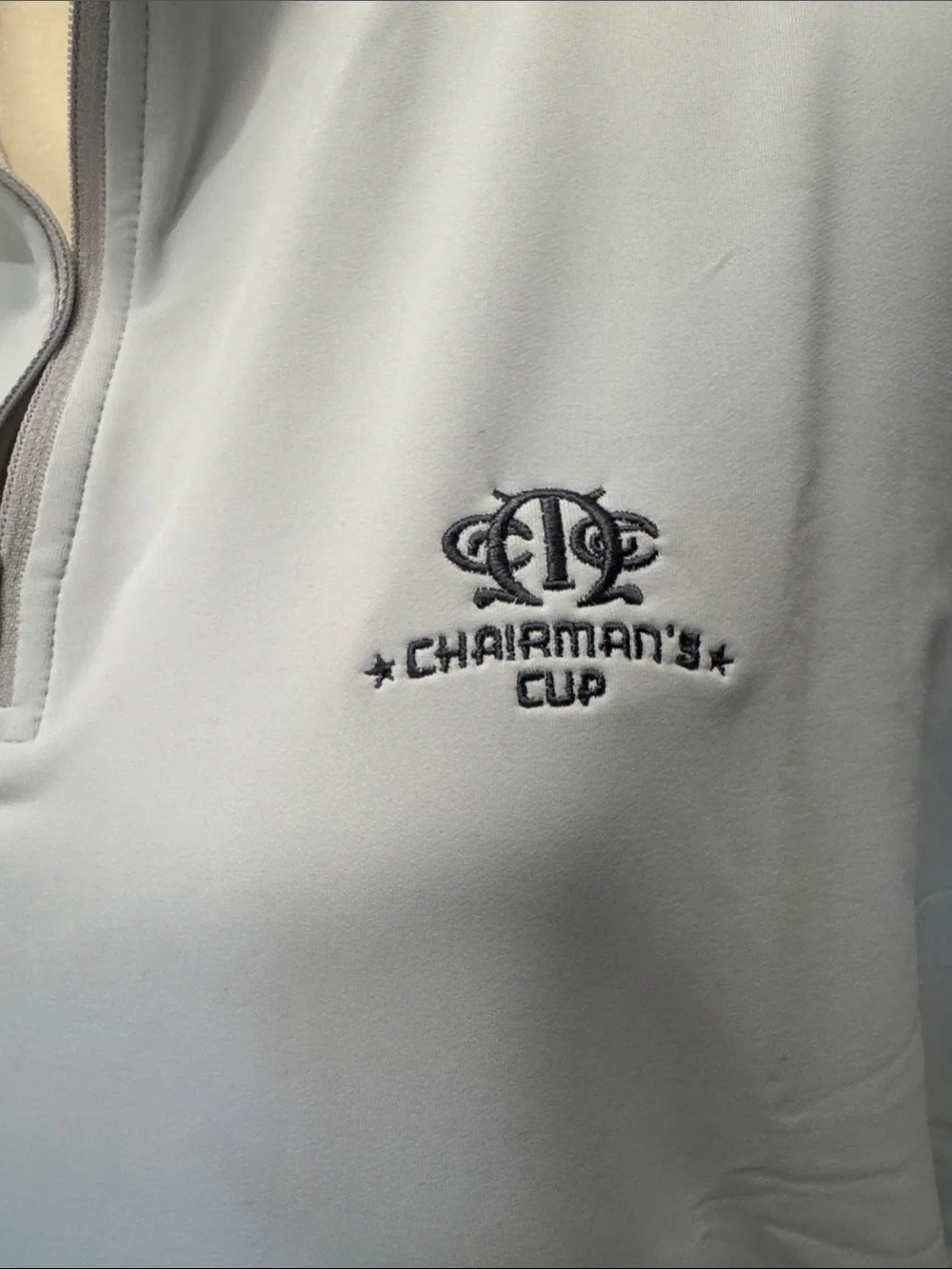 Peter Millar Pale Blue Sleeveless Quarter-Zip Polo Vest #563